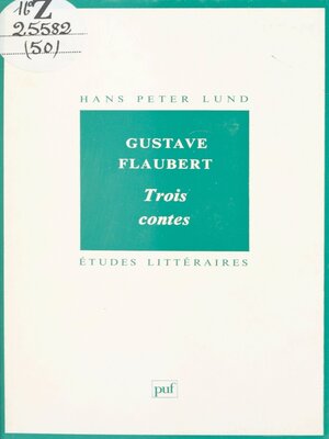 cover image of Gustave Flaubert, "Trois contes"